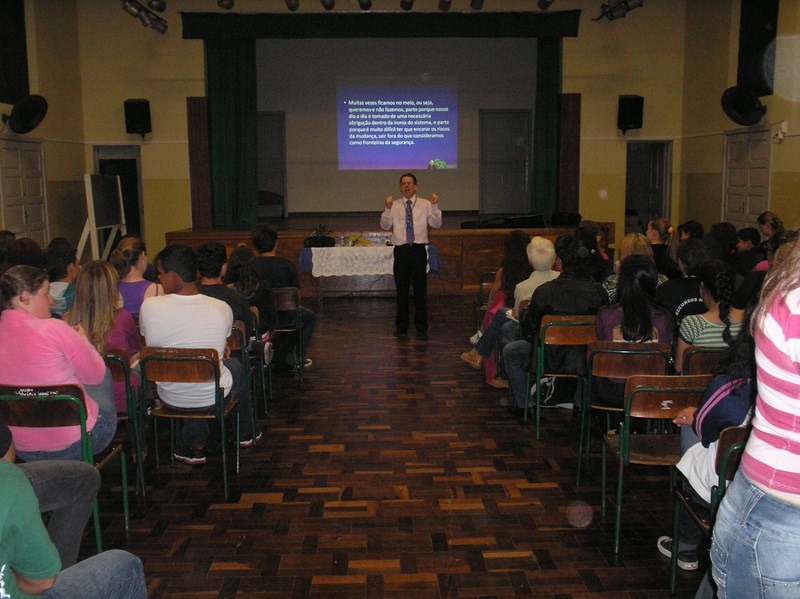 PALESTRA NA CIDADE DE PALMEIRA
